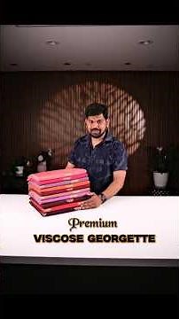 Viscose Georgette Sarees | Soft, Flowing & Elegant Collection | MK Collections | #saree