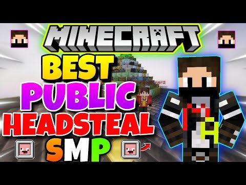 💀Join Best Public HeadSteal Smp Server For Minecraft🎈| Java/Pe/Pojav | 24/7 Online