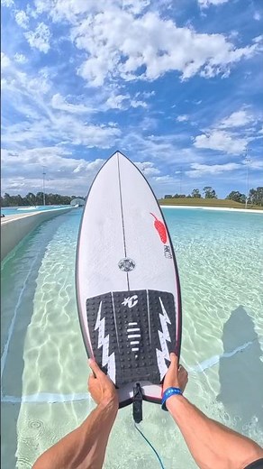 POV: Carbon Fibre Surfboard at the Wave Pool