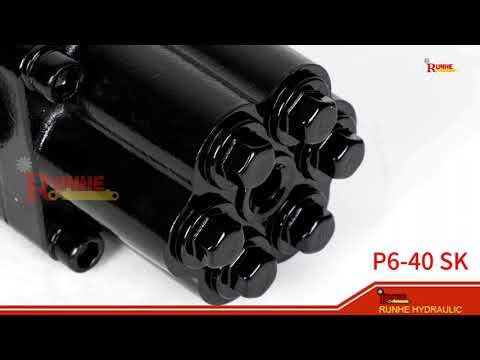 hydraulic radial piston pump iso flange p6-40 sk for construction vehicles