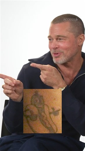 29K views · 116 reactions | #BradPitt is explaining the story behind his  "tramp stamp" for his newest movie #F1. | Access | Facebook