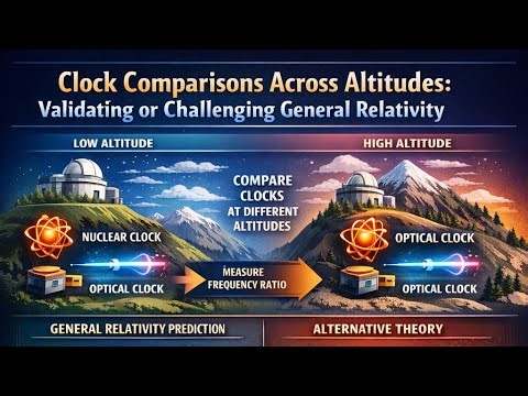 Testing General Relativity with Clock Comparisons Across Altitudes