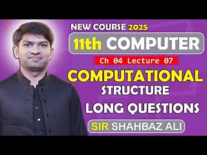 11th Computer Science | Chapter 4 | Exercise Solved | Long Questions | DIGITAL EDUCATION | Lec 7