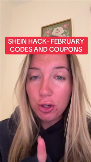 February Shein hack you can use to save on every order: plus codes and coupons you can stack together 🤍 #shein #sheincoupon #sheincodes #sheinbigsale #sheingals