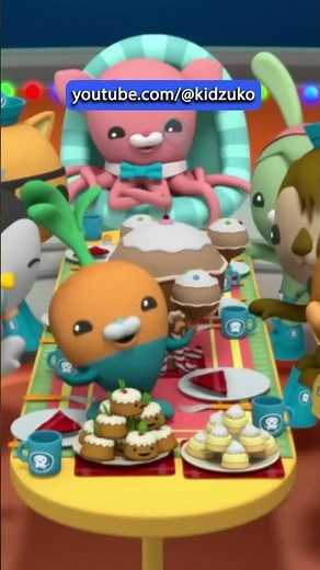 🎄 Christmas dinner and A Song 🎤 #octonauts #vegimals #kidzuko