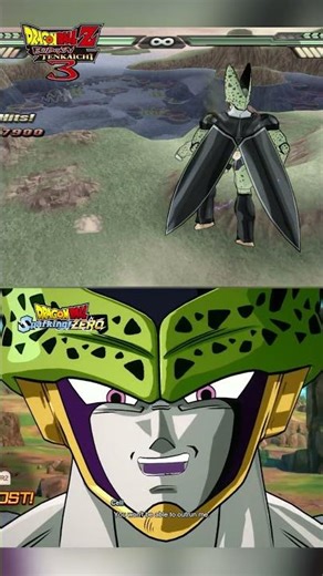 Perfect Cell Rush Attack Comparison | BT3 Vs Sparking! ZERO