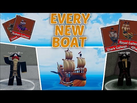 How to get EVERY NEW BOAT & ABILITIES | King Legacy Update 9