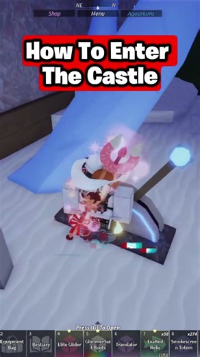 HOW to Enter The Castle In FISCH #roblox #fisch