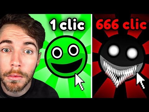 The more you click, the more terrifying the game becomes (Fun Clicker)