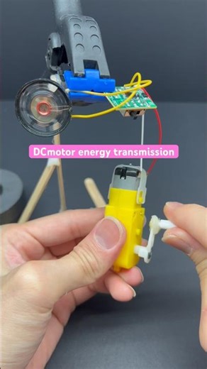 DCmotor energy transmission music system | #dcmotor #automobile #motorbuilding #shorts #tech