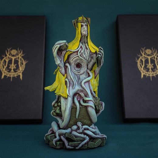 Hastur Figure, King in Yellow, Lovecraft, Horror Decor, Cthulhu Mythos - Etsy