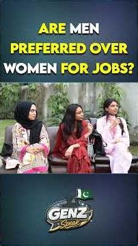 Are Men Preferred Over Women for Jobs? | Gen Z Speaks #genzspeaks #interview #fizariaz