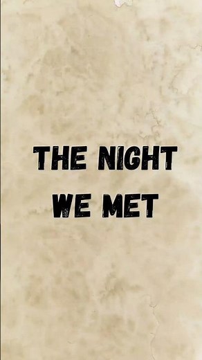 Lord Huron - The Night We Met #lordhuron #lyrics #MüsikPiz