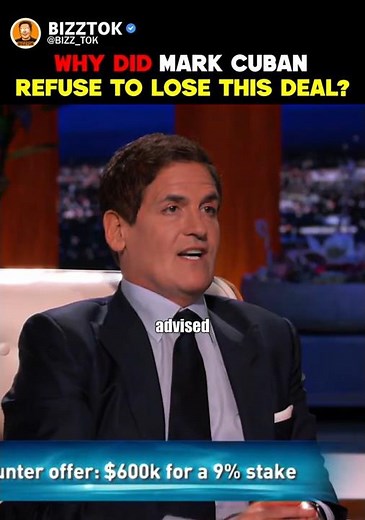 Why did Mark refuse to lose this deal ? 🤔