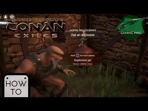 How to Make & Use Dragonpowder, Explosive Jar & Exploding Trap | Chapter 6 Objective | Conan Exiles