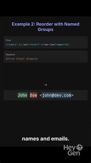 WEB_TE_CH | Regex Trick #001 . Regex That Works 80%. #regex #vscode #productivity #webdev