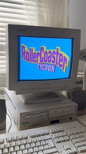Retro Computer | In the RollerCoaster Tycoon series, guests didn’t just have fun—they also had a nausea tolerance. Coasters that were too intense, with... | Instagram