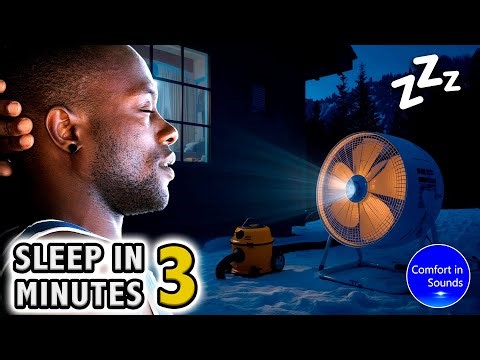 Relaxing White Noise Combo for Deep Sleep | Heater & Vacuum ASMR | 10 Hours, Sweet Dreams