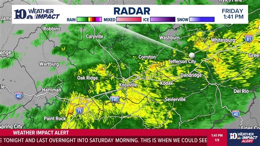 The main event will arrive later Friday night and last overnight into Saturday morning as a secondary wave of energy rides along the frontal boundary. | WBIR Channel 10