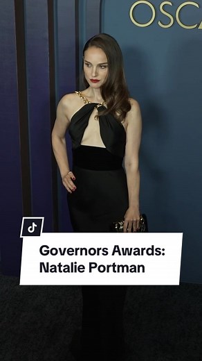 Natalie Portman's Stunning Look at the Governors Awards Red Carpet
