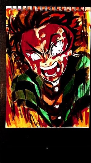 tanjiro kamado from infinity castel "demon slayer