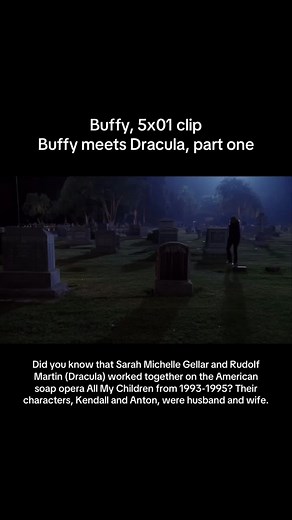 Buffy Meets Dracula: A Classic TV Show Encounter