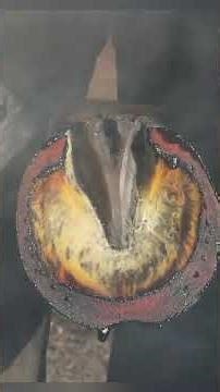 Trimming long, long horseshoes. #horse #farriers #satisfying