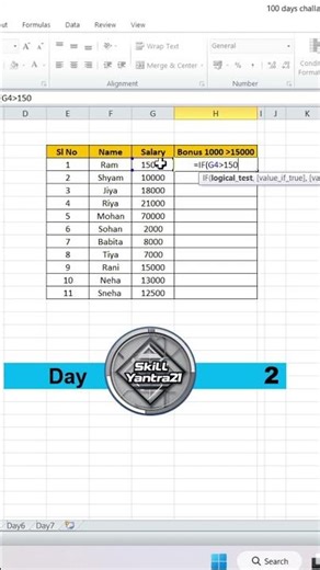 Add Bonus Salary in Excel Just Click #excel #excelshorts #exceltutorial