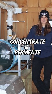 12K views · 1.4K reactions | We run our sap through reverse osmosis in order to cut down on boiling time! The permeate is then used to clean all of our equipment and the building! | The Maple Farmer | Facebook