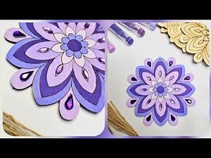 Mandala colouring with music | Relaxing and calm | How adult colouring | colour Mandala 💜✨️