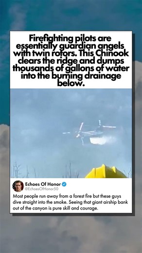 CHINOOK WATER DROP IN SMOKY CANYON