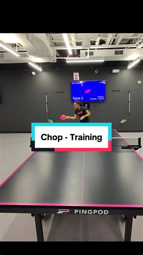 Chop Training Techniques in Table Tennis with Yasi Ortiz