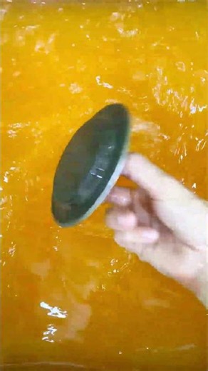Orange Water Tornado in My Sink #satisfying