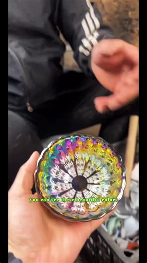 Jian Zhan Chinese Tea Cup With Peacock Feather Design