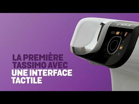 Tassimo MY WAY de Bosch : interface tactile