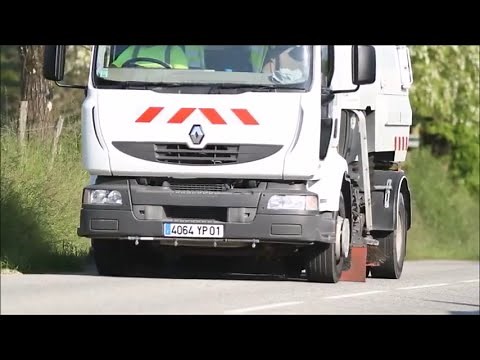 Balayeuse Semat (Johnston) VT 650 et Mathieu YNO / Street Sweeper, Street Cleaner, Kehrmaschine