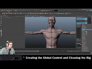 Autodesk Maya 2019: Creating Global Control and Cleaning up Rig