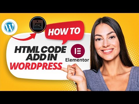 WordPress HTML Code Add করার সহজ উপায় | Beginner Guide