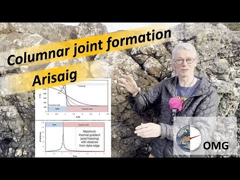 Columnar Joint Formation. Arisaig