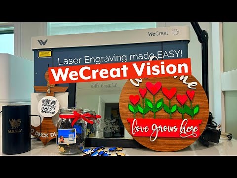 Wecreat Vision 20W Desktop Laser Engraver - The First Easy To Use Laser