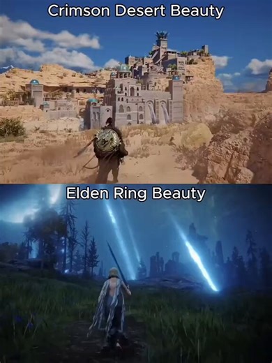 Por isso que o Crimson Desert é pika.- Combate- Exploração- Montagem de build- Mundo aberto vivo e ricoMas, vejo Elden Ring superior em: - Trilha sonora épica- Boss fights épicas- Direção de arte impecávelOs três pontos mais fortes e imbatíveis da FromSoftware.