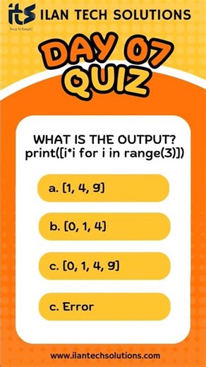Day 7 Python Quiz✨🔥