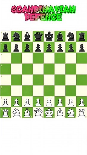 Bold opening | The Scandinavian Defense 😎♟️ | Brilliant Counterattack! #chess #checkmate#opening#fun