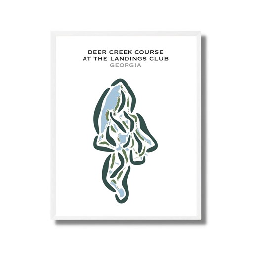 Deer Creek Course at the Landings Club, GA | Golf Course Map, Golf Map, Golfer Gift for Him, Scorecard Layout,golfer BF Gift,art Print Decor - Etsy UK