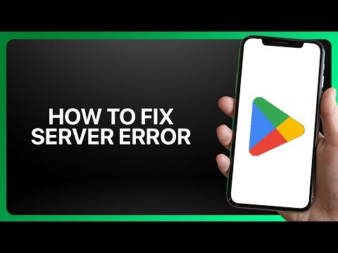 How To Fix Server Error In Google Play Store App 2025! Tutorial