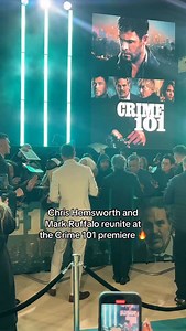 Thor and Hulk 🥹 at the Crime 101 premiere in London | Metro Entertainment