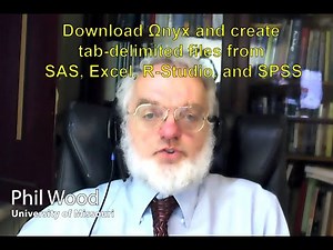 Introduction to Ωnyx for Structural equation modeling Reading in Data: