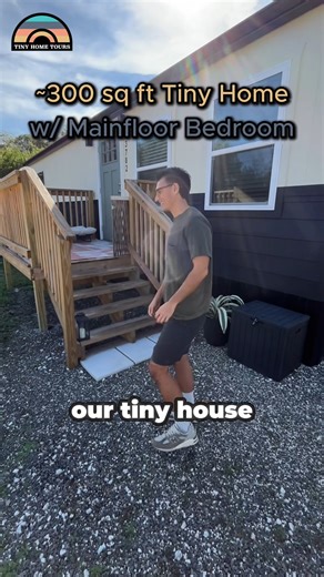 Could YOU Live in a Tiny House with Mainfloor bedroom? Builder: Gadding Tiny Homes Custom The Florida Enclosed Model | Tiny Home Tours