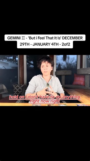 GEMINI ♊︎ - 'But i Feel That It Is' DECEMBER 29TH - JANUARY 4TH - 2of2 #tarot #tarotreading #tarotreader #tarotcards #gemini♊️