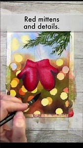 How to Paint A Magical Holiday Scene In Watercolor